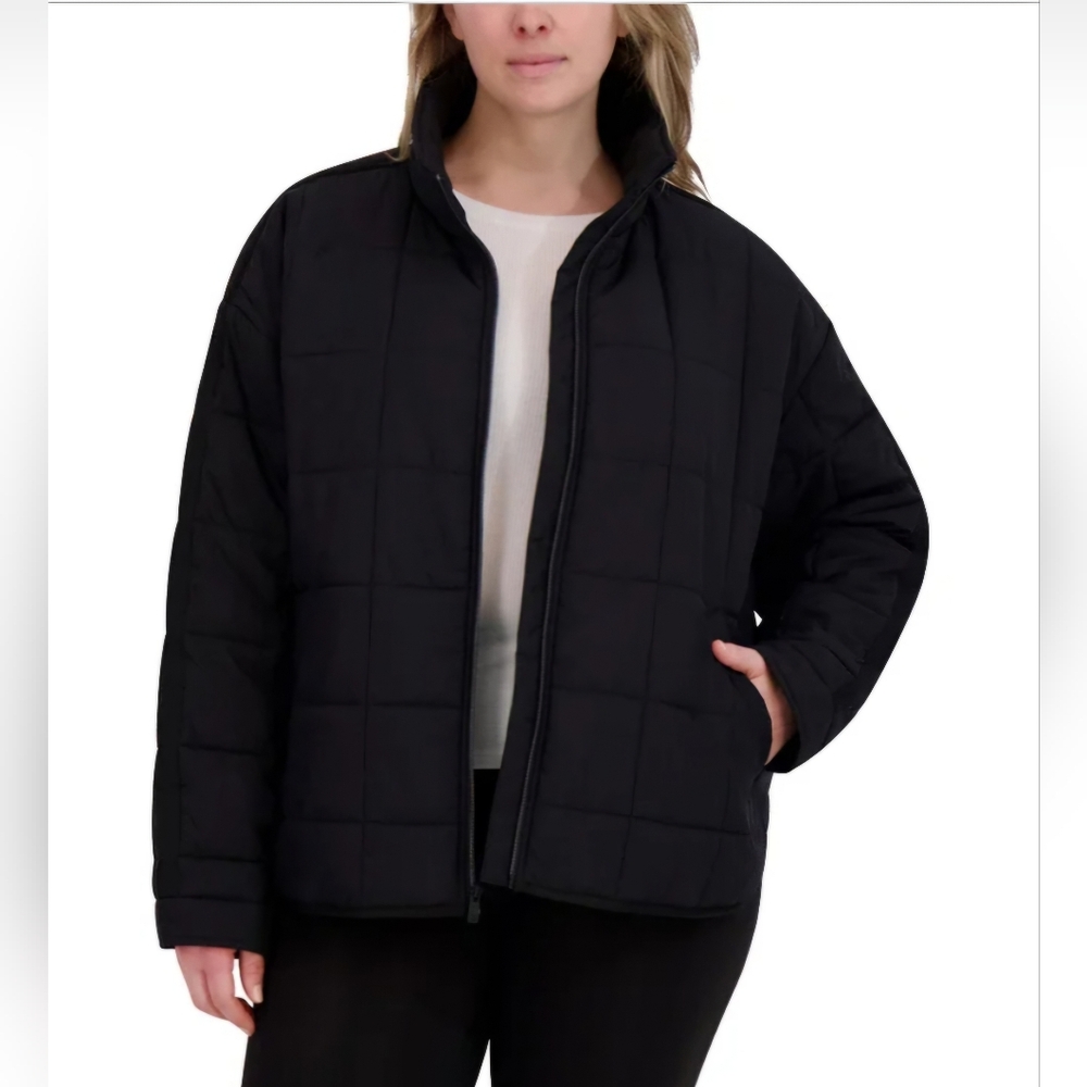 NEW! Roxy Black Quilted Jacket Size S